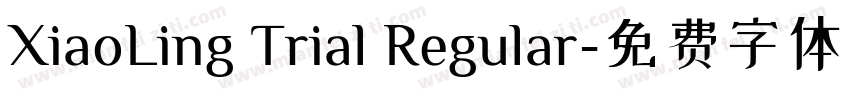 XiaoLing Trial Regular字体转换